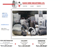 Tablet Screenshot of daviswire.ca
